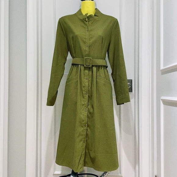 NWT ** Dress, Long Jacket with belt - Picture 3 of 3